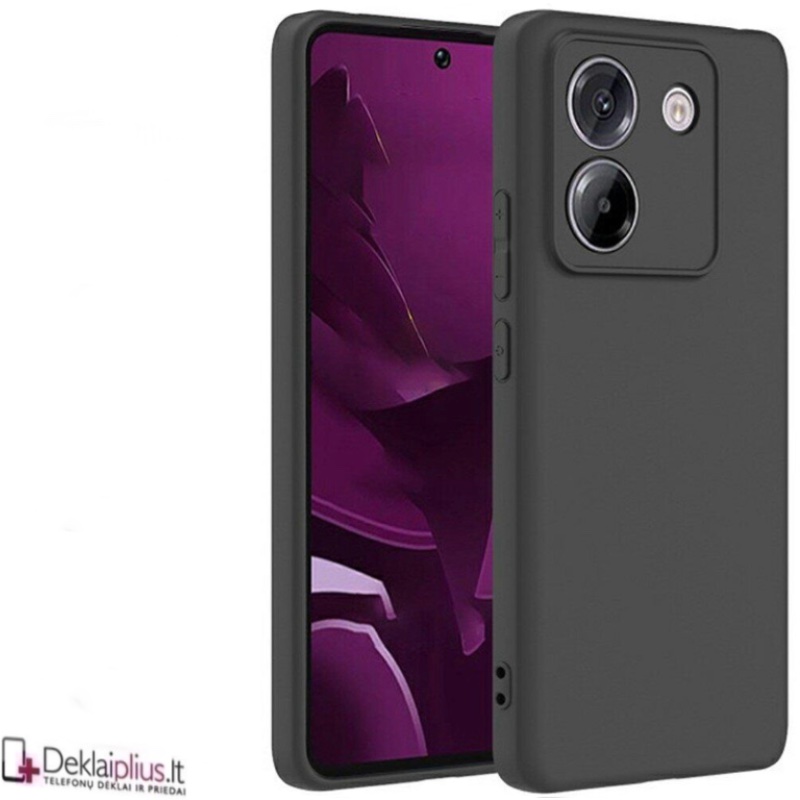 Guminis ploniausias dėklas - juodas (Xiaomi Poco M7 Pro 5G) Guminis ploniausias dėklas - juodas (Xiaomi Poco M7 Pro 5G)